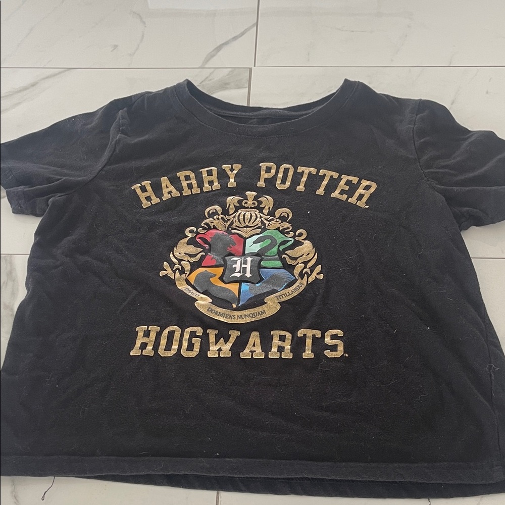 Harry Potter Hogwarts Black Kids T-Shirt